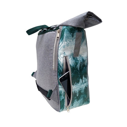 IKURI Kombi Fahrradtasche Rucksack Pinos – wasserdicht, 13–21 l, Klickfix, handgefertigt