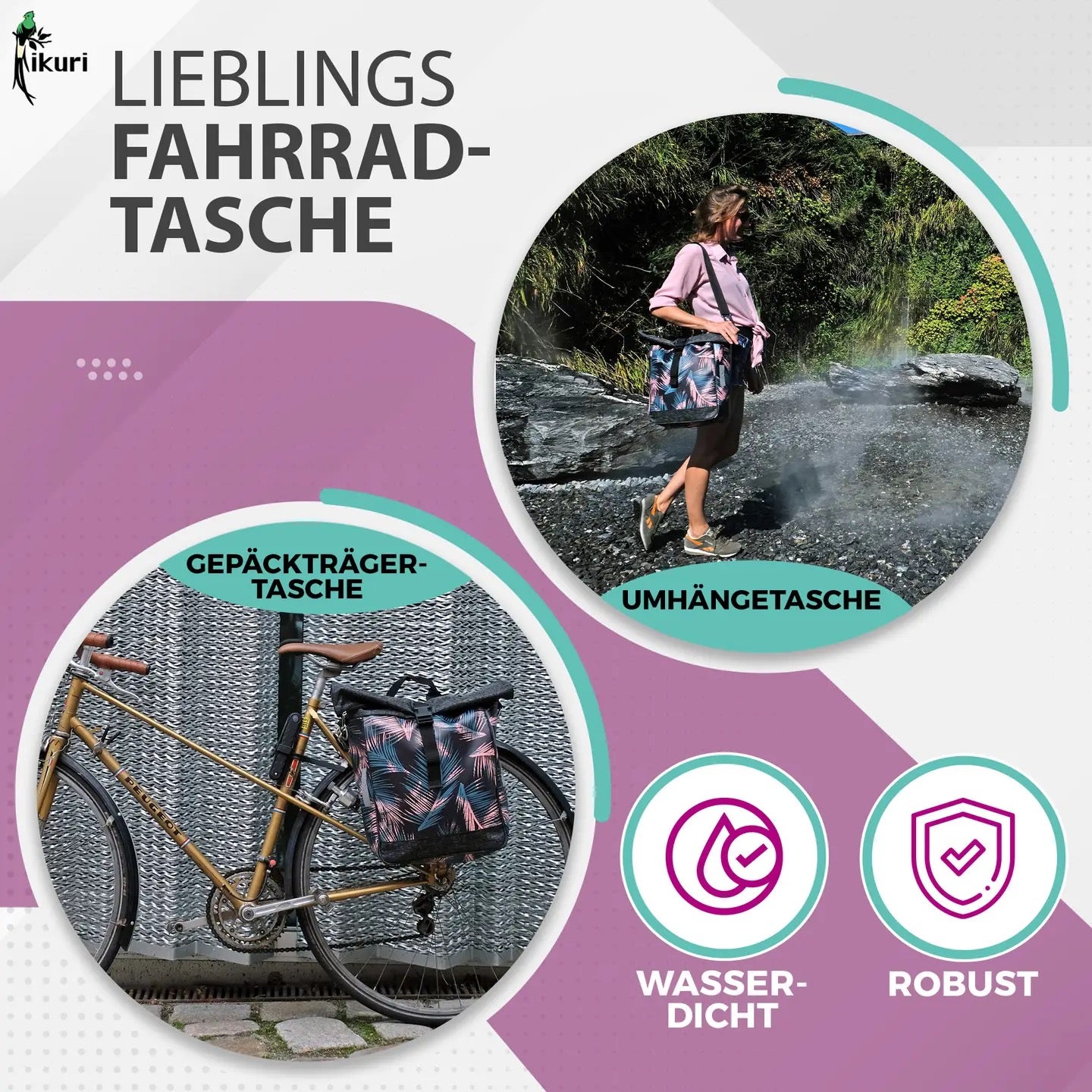 fahrradtaschen retro Fahrradtasche Retro Palma – HOLE-X