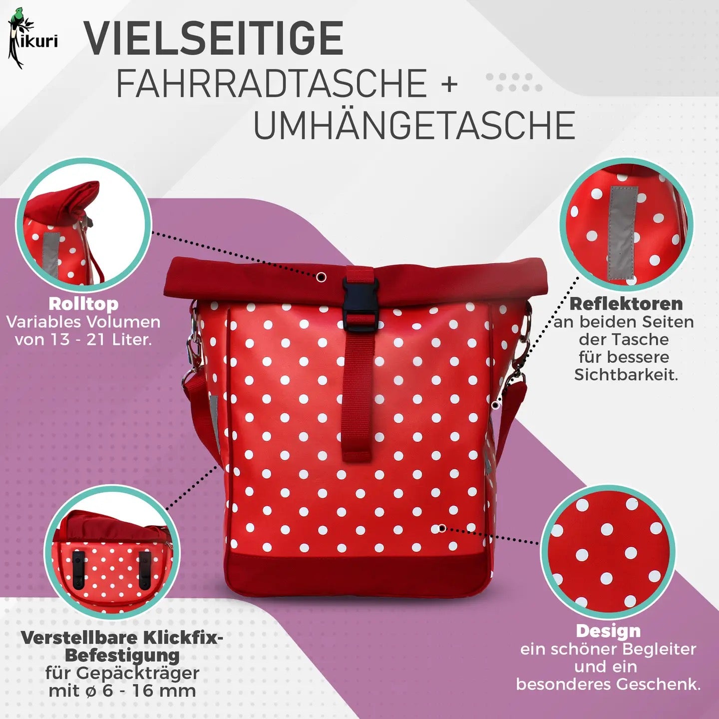 Fahrradtasche Lunares