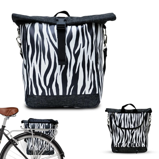 Fahrradtasche Zebra