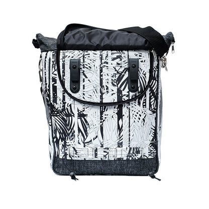IKURI Fahrradtasche Palmeras – einseitig, wasserdicht, 13–21 l, Klickfix, handgefertigt