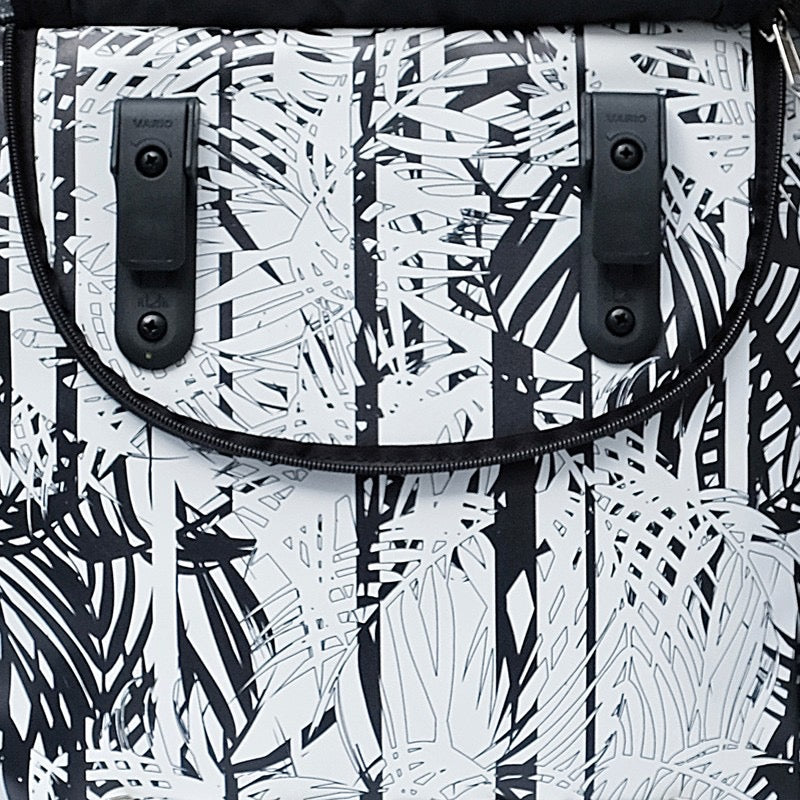 IKURI Fahrradtasche Palmeras – einseitig, wasserdicht, 13–21 l, Klickfix, handgefertigt