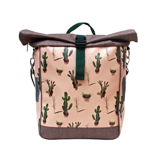 IKURI Fahrradtasche Cactus – einseitig, wasserdicht, 13–21 l, Klickfix, handgefertigt