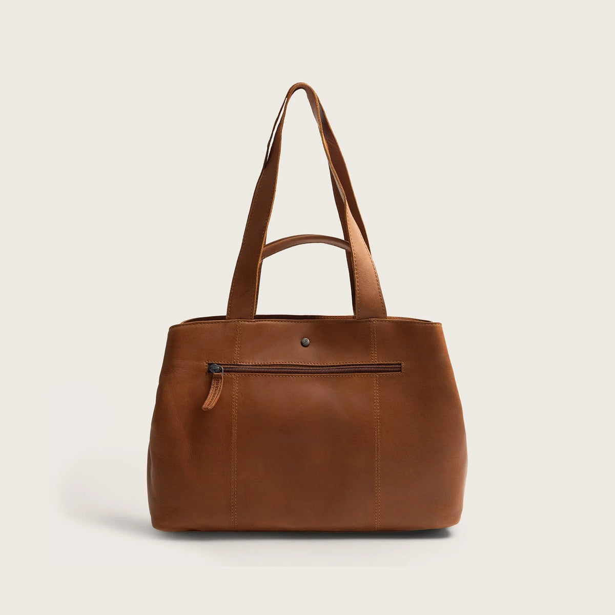 The Chesterfield Brand Gail Ledershopper in Cognac aus Wax Pull Up Leder