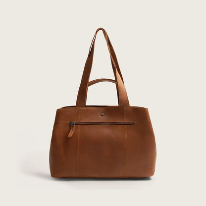 The Chesterfield Brand Gail Ledershopper in Cognac aus Wax Pull Up Leder