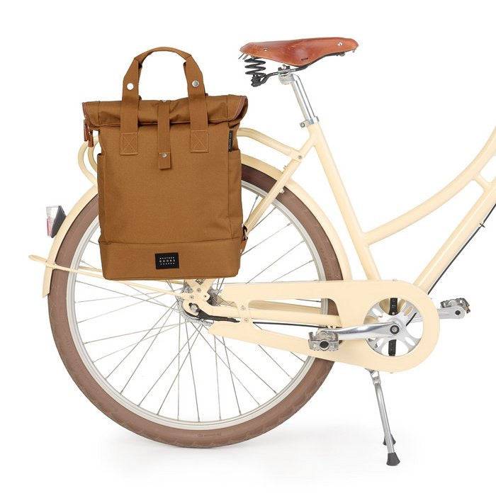 CITY Bikepack braun – Fahrradtasche & Rucksack für Pendler