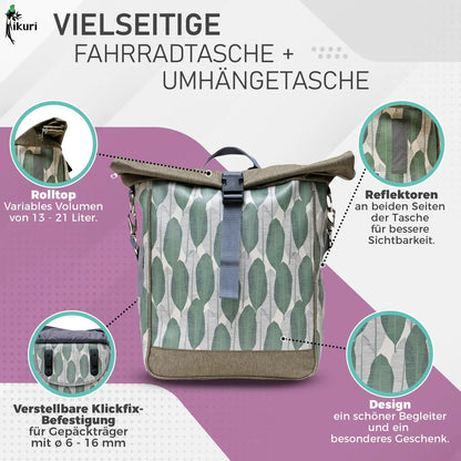 Fahrradtasche Banana leafs