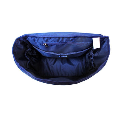 IKURI Kombi Fahrradtasche Rucksack Peras Blau – wasserdicht, 13–21 l, Klickfix, handgefertigt