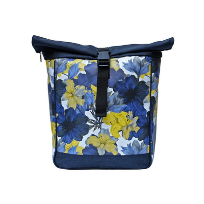 IKURI Kombi Fahrradtasche Rucksack Azucena – wasserdicht, 13–21 l, Klickfix, handgefertigt