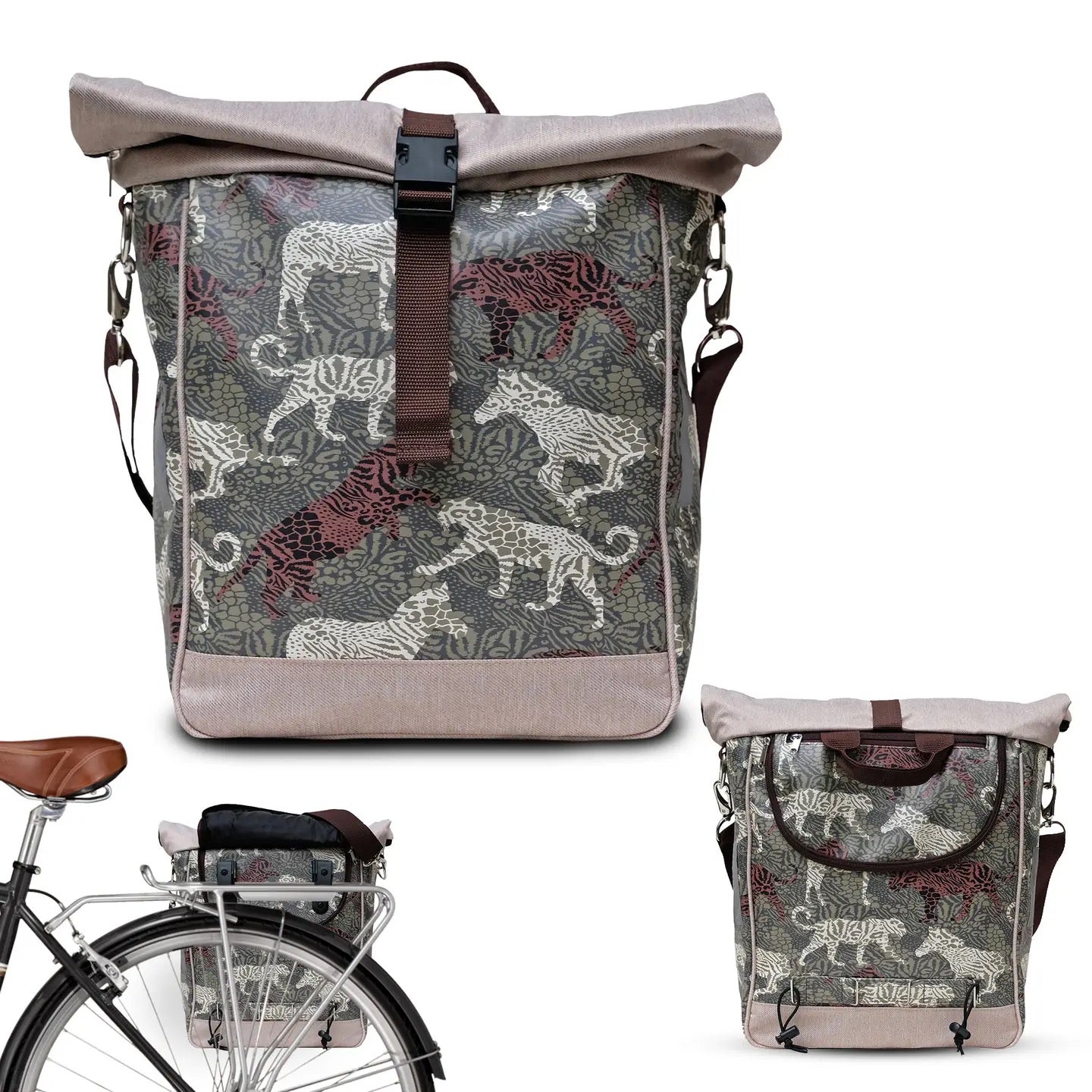 Fahrradtasche Animals