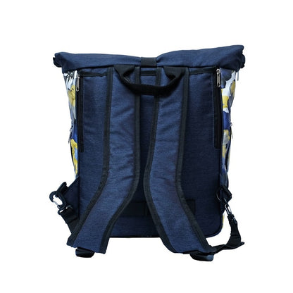IKURI Kombi Fahrradtasche Rucksack Azucena – wasserdicht, 13–21 l, Klickfix, handgefertigt