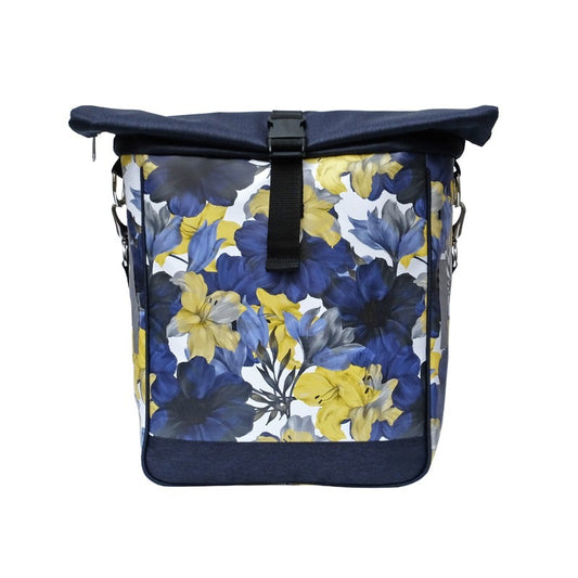 IKURI Fahrradtasche Azucena – einseitig, wasserdicht, 13–21 l, Klickfix, handgefertigt