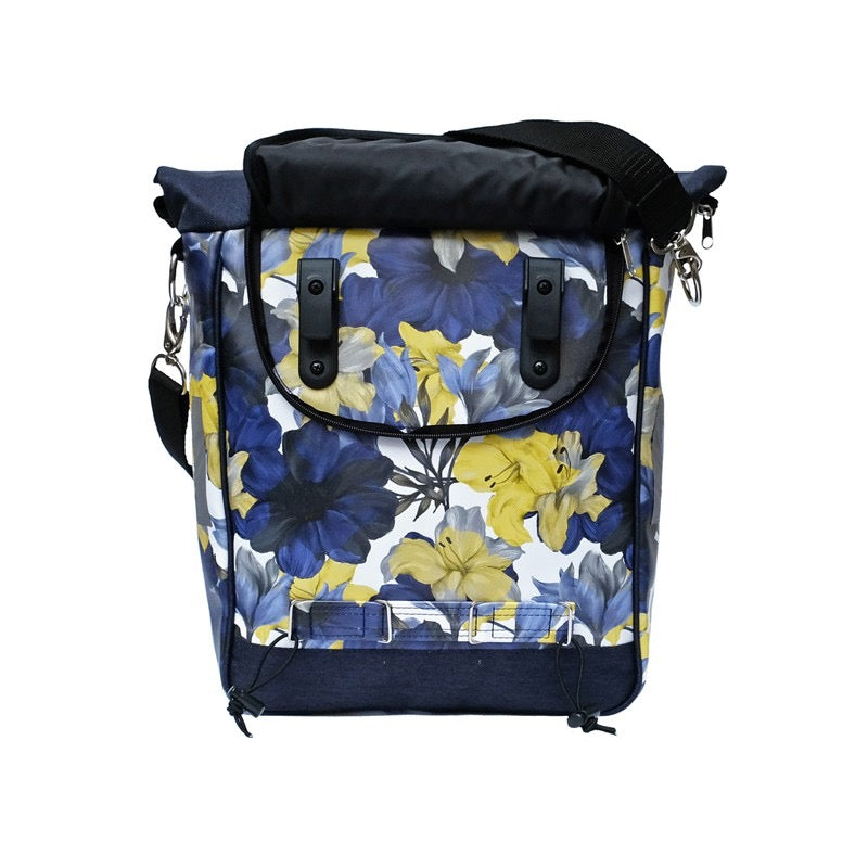 IKURI Fahrradtasche Azucena – einseitig, wasserdicht, 13–21 l, Klickfix, handgefertigt