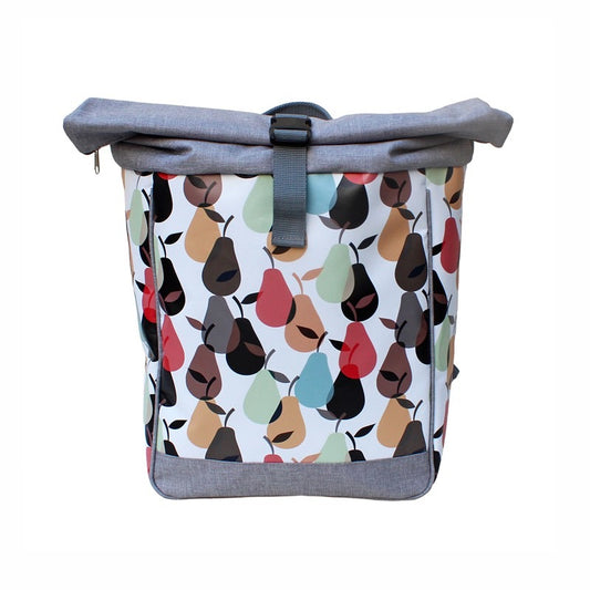 IKURI Kombi Fahrradtasche Rucksack Peras – wasserdicht, 13–21 l, Klickfix, handgefertigt
