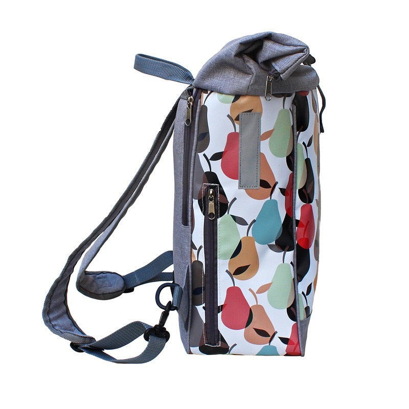 IKURI Kombi Fahrradtasche Rucksack Peras – wasserdicht, 13–21 l, Klickfix, handgefertigt