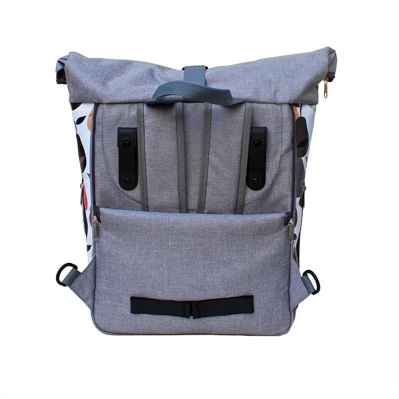 IKURI Kombi Fahrradtasche Rucksack Peras – wasserdicht, 13–21 l, Klickfix, handgefertigt