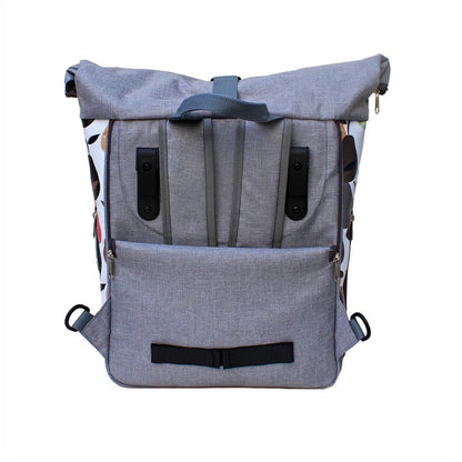 IKURI Kombi Fahrradtasche Rucksack Peras – wasserdicht, 13–21 l, Klickfix, handgefertigt