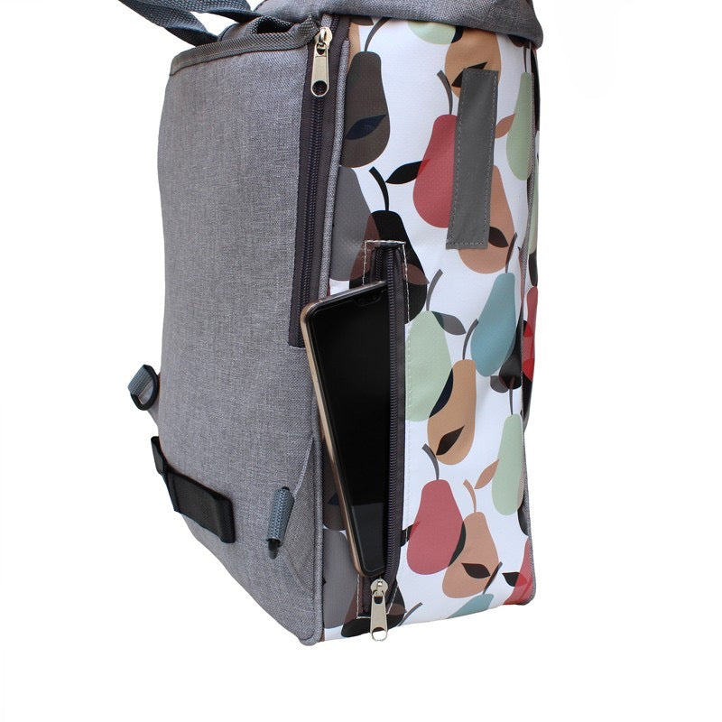 IKURI Kombi Fahrradtasche Rucksack Peras – wasserdicht, 13–21 l, Klickfix, handgefertigt
