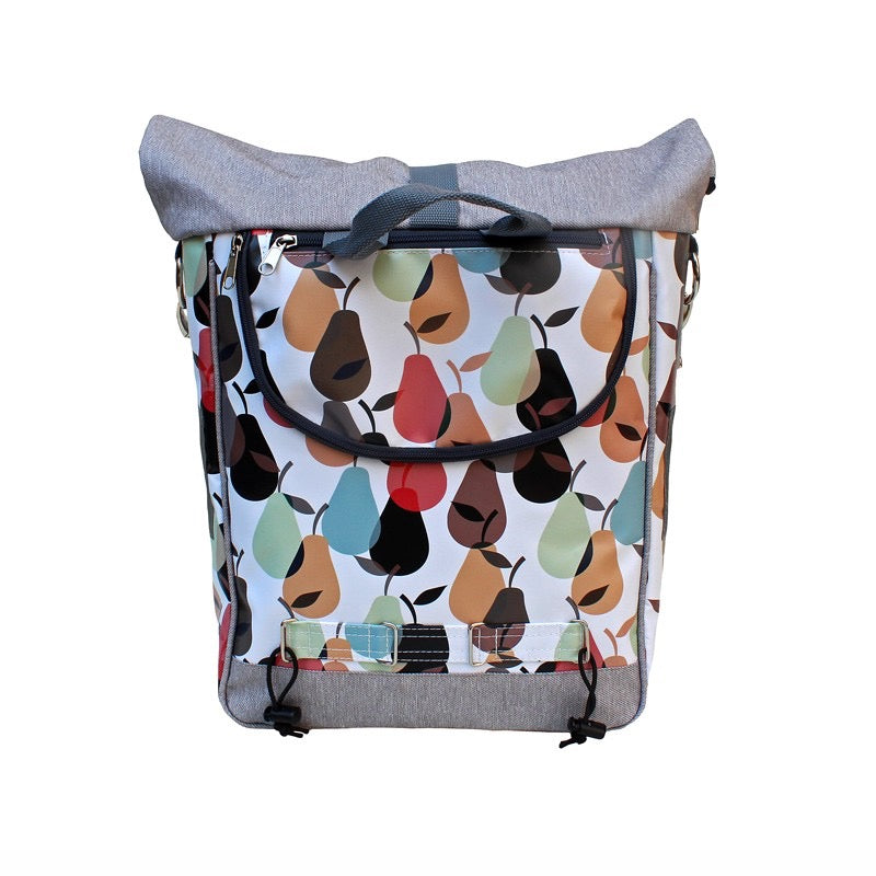 IKURI Fahrradtasche Peras – einseitig, wasserdicht, 13–21 l, Klickfix, handgefertigt
