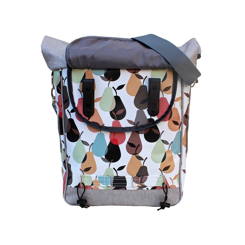 IKURI Fahrradtasche Peras – einseitig, wasserdicht, 13–21 l, Klickfix, handgefertigt