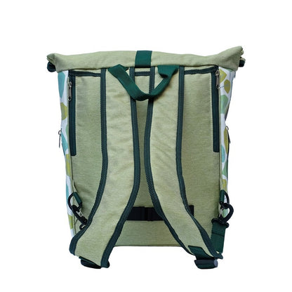 IKURI Kombi Fahrradtasche Rucksack Bosque – wasserdicht, 13–21 l, Klickfix, handgefertigt