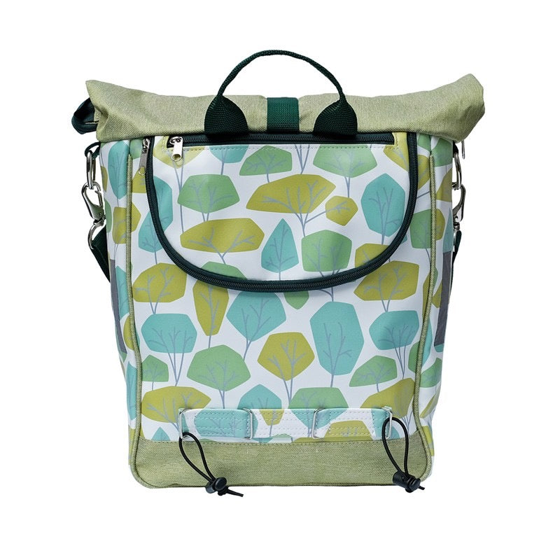 IKURI Fahrradtasche Bosque – einseitig, wasserdicht, 13–21 l, Klickfix, handgefertigt