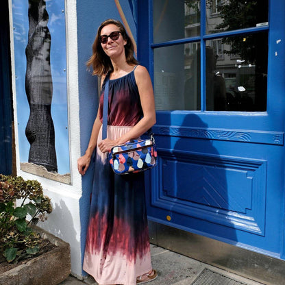 IKURI Lenkertasche Peras blau - HOLE-X-WORLD