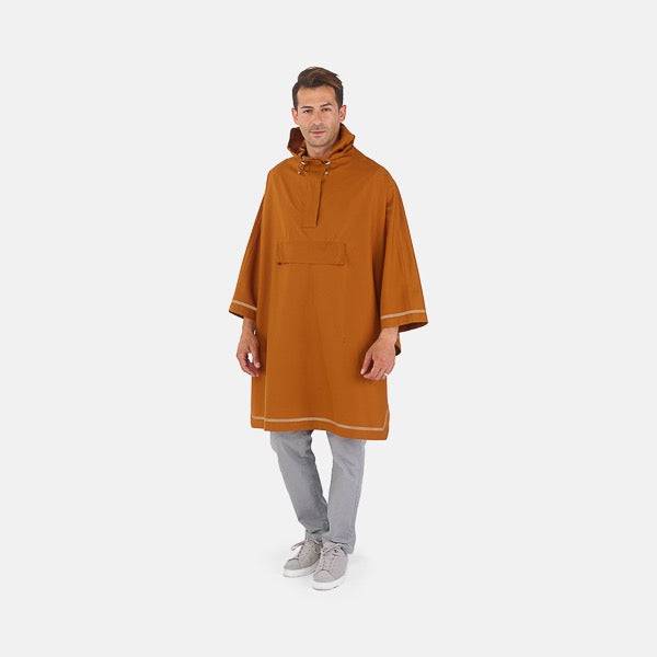 Weathergoods Sweden IMBRIS REGENPONCHO KUPFER - HOLE-X-WORLD