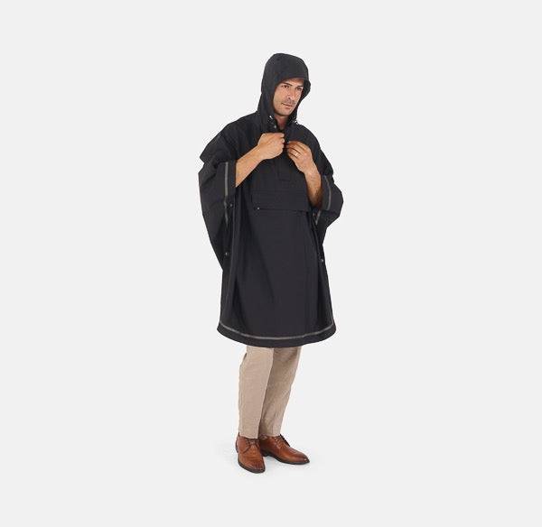 Weathergoods Sweden IMBRIS REGENPONCHO SCHWARZ