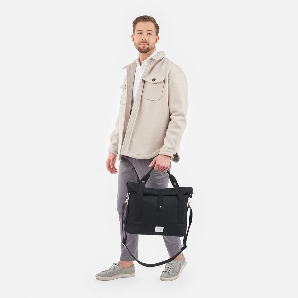 Weathergoods Sweden CITY BIKE SATCHEL schwarz