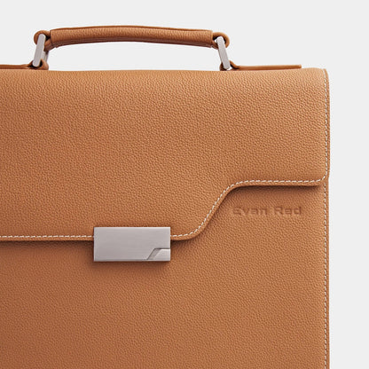 London Rucksack Tan Camel aus hochwertigem, genarbtem Leder handgefertigt - HOLE-X-WORLD