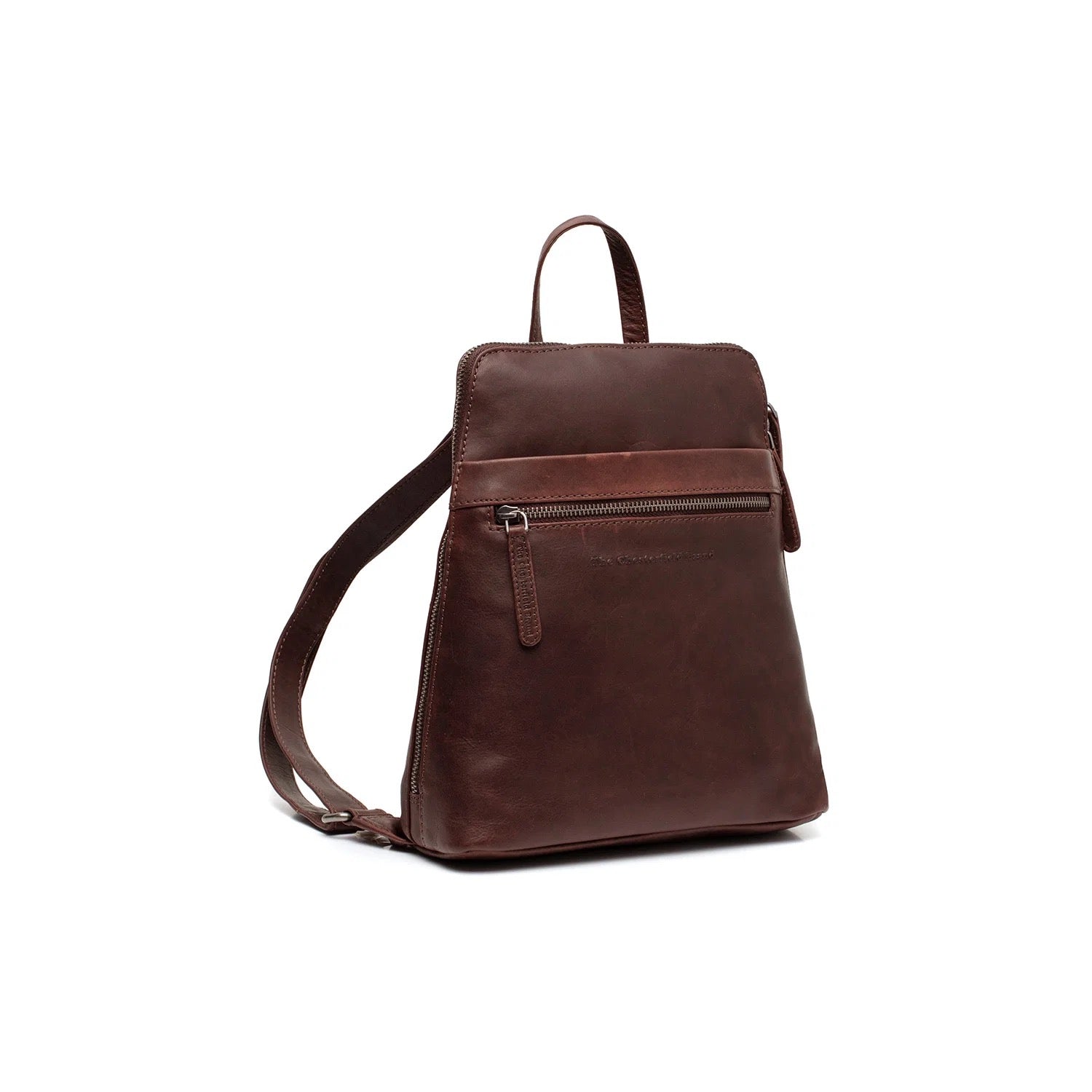 Leder Rucksack Linford Braun – The Chesterfield Brand | Lifestyle Frontansicht
