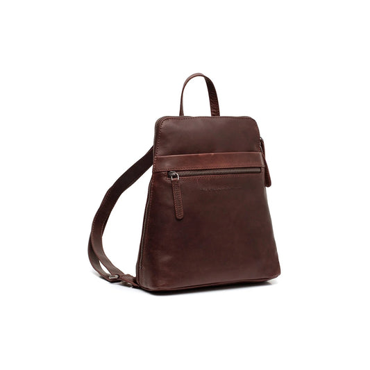 Leder Rucksack Linford Braun – The Chesterfield Brand | Lifestyle Frontansicht
