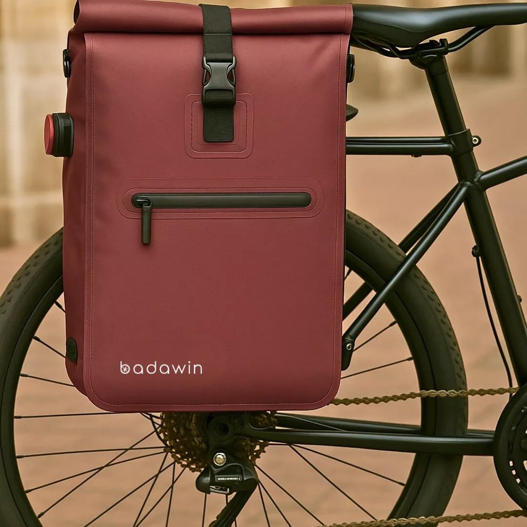 2-in-1 Fahrradtasche Ali Bordeaux