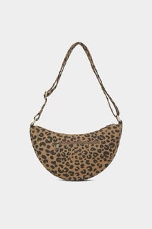 Andrea – Gürteltasche „Leopard“ in Zimt - Rückansicht