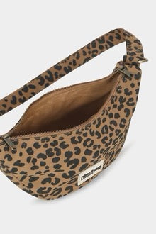 Andrea – Gürteltasche „Leopard“ in Zimt - offene Ansicht
