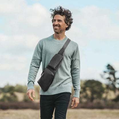 Leder Umhängetasche Cognac Logan