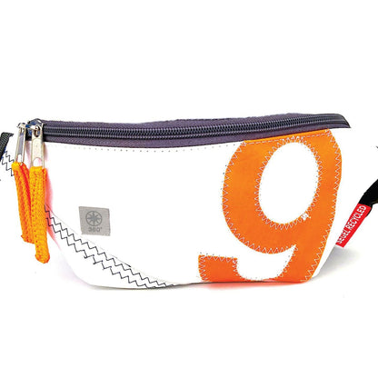 360° Gürteltasche Knoten mit Zahl Orange
