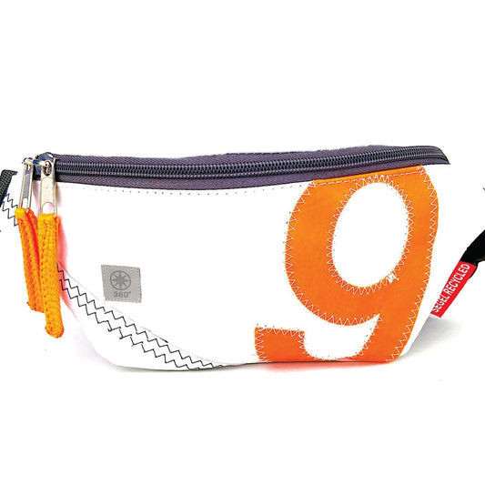 360° Gürteltasche Knoten mit Zahl Orange
