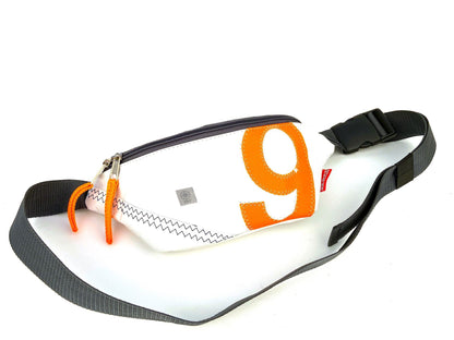 360° Gürteltasche Knoten mit Zahl Orange
