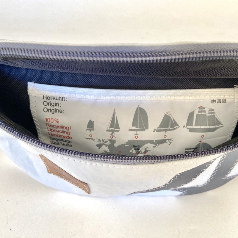 360° Gürteltasche Knoten mit Zahl Orange
