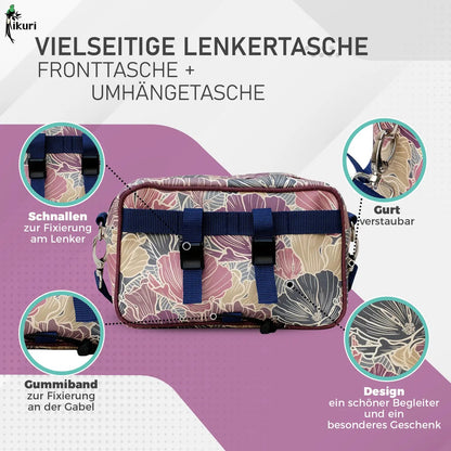Fahrrad-Lenkertasche Veranillo aus Plane