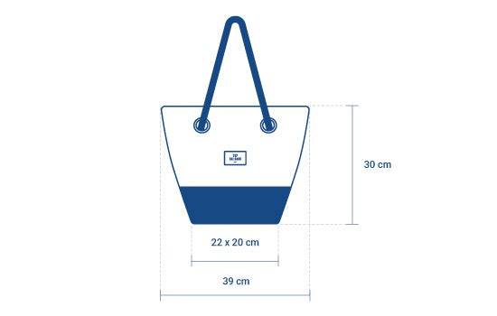 727 Sailbags Handtasche Legende N°3 * 100 % recycelte Segel * Null Abfall Ziel - HOLE-X-WORLD