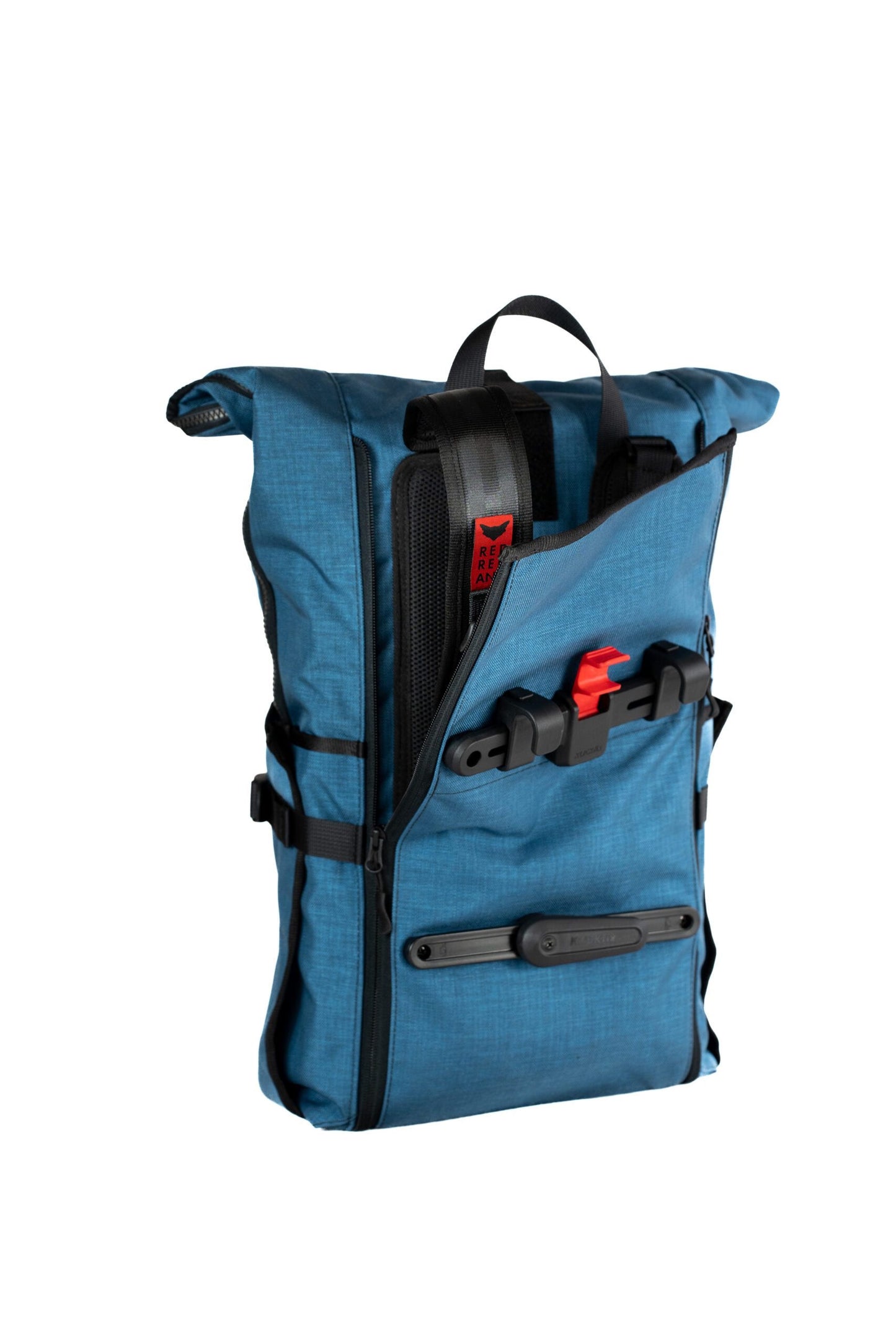 RED REBANE Purist PLUS - 2 in 1 Rucksack + Fahrradtasche in einem | denimblau