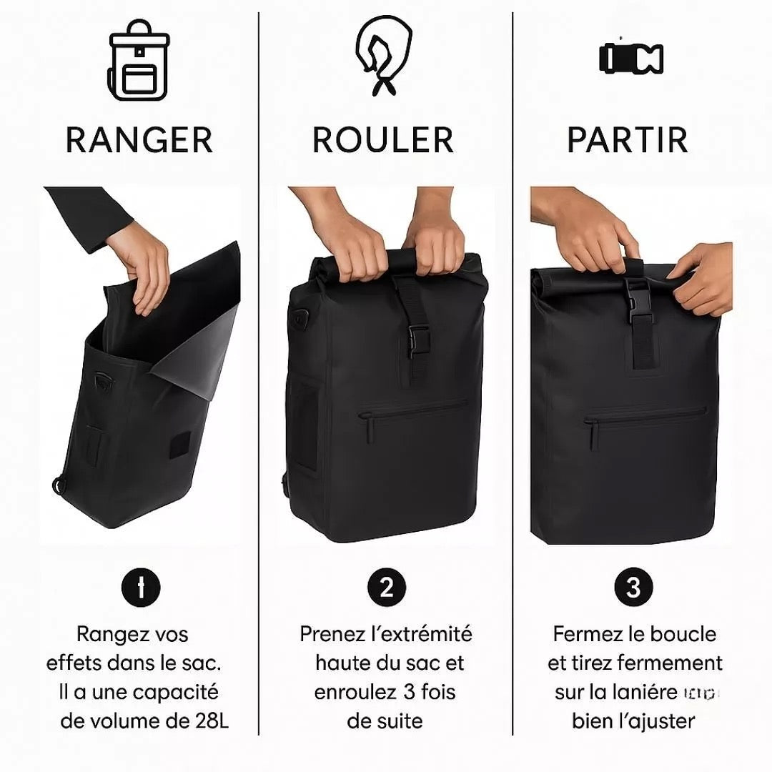 Badawin 4-in-1 Fahrradtasche Ali korallenrot