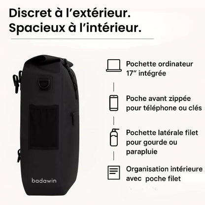 Badawin 4-in-1 Fahrradtasche Ali korallenrot