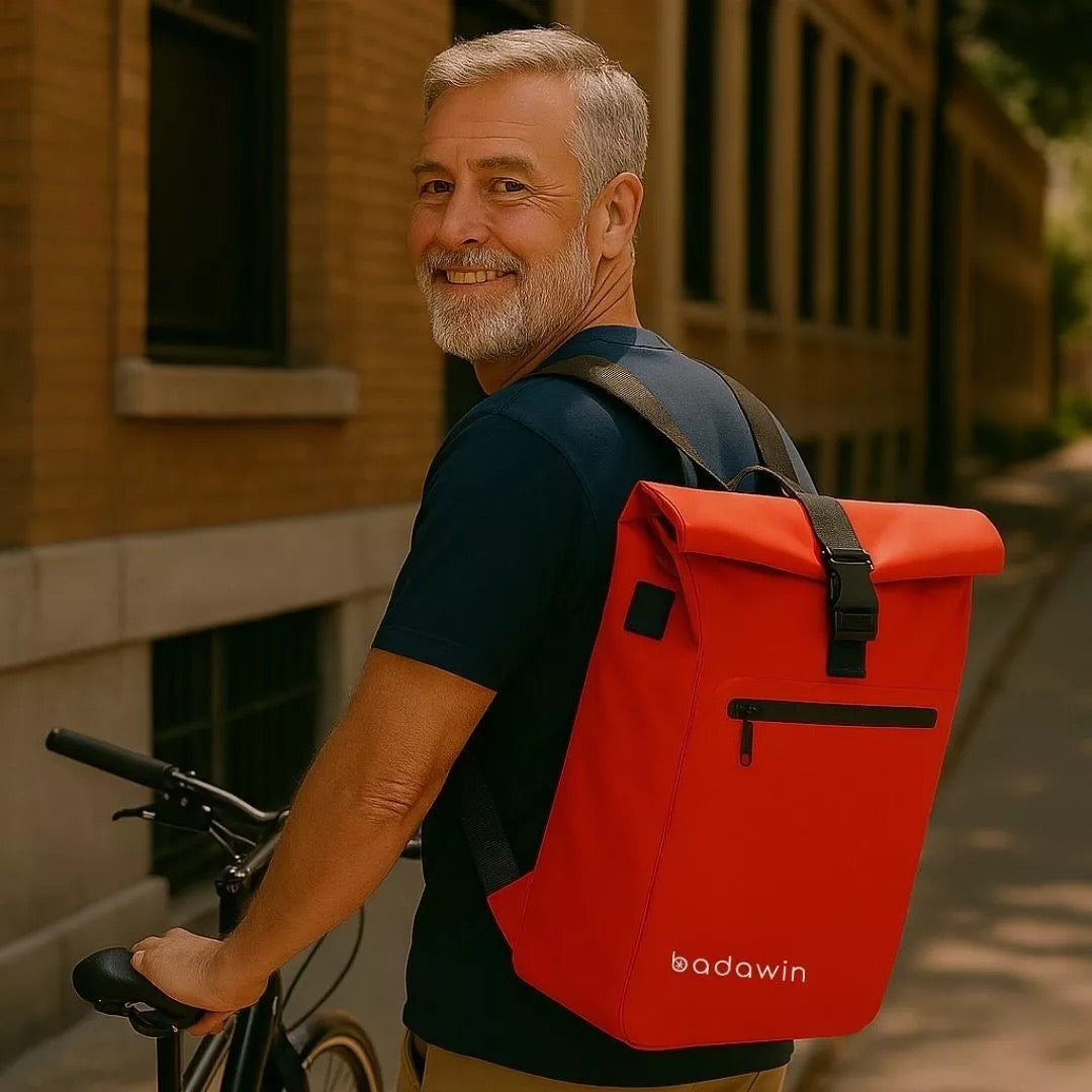 Badawin 4-in-1 Fahrradtasche Ali korallenrot