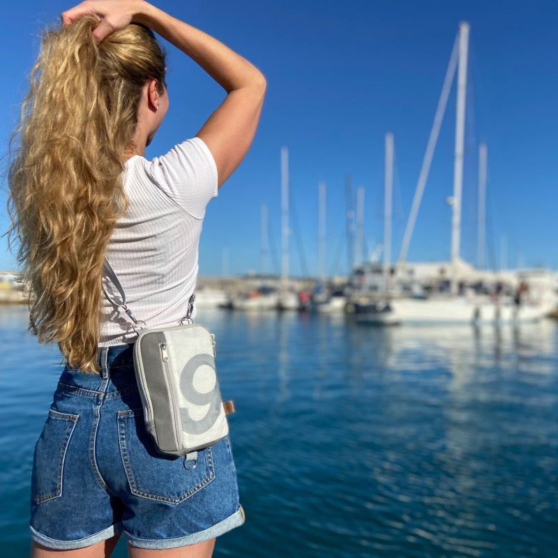 Handytasche aus Segeltuch "Nautik"