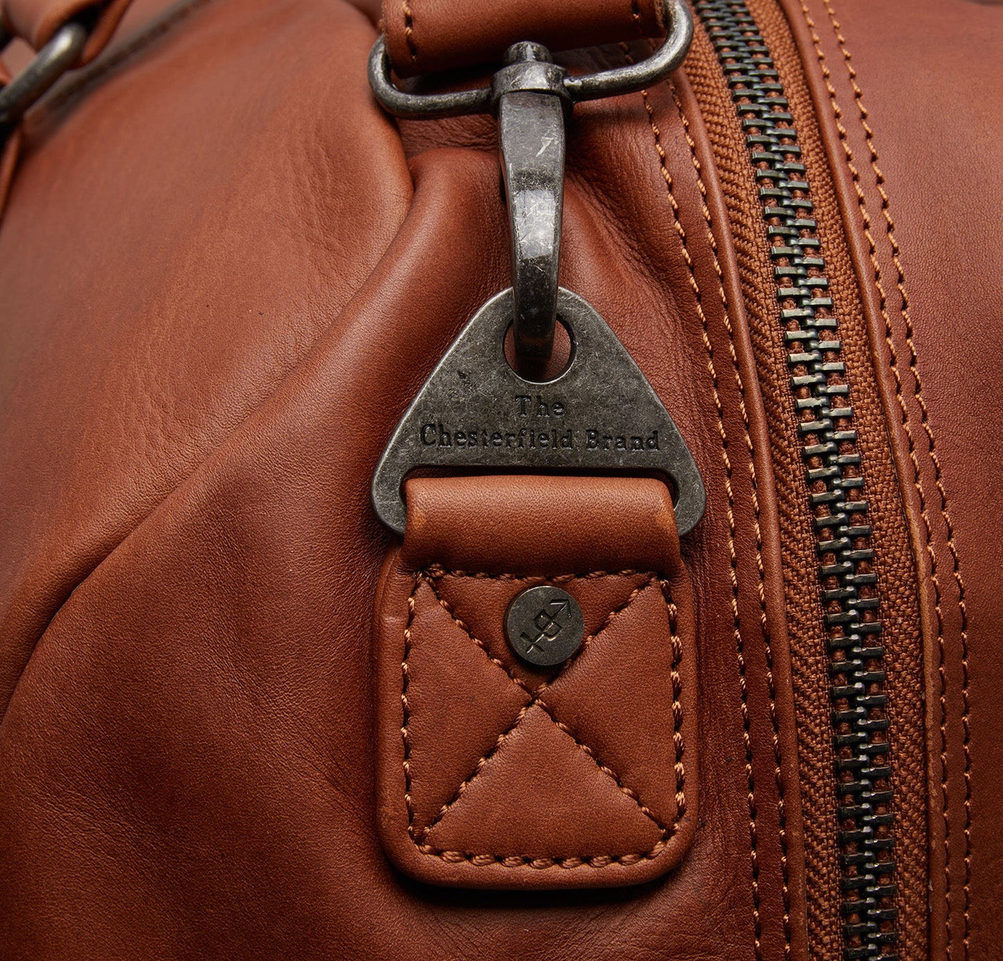 Leder Reisetasche Cognac Perth
