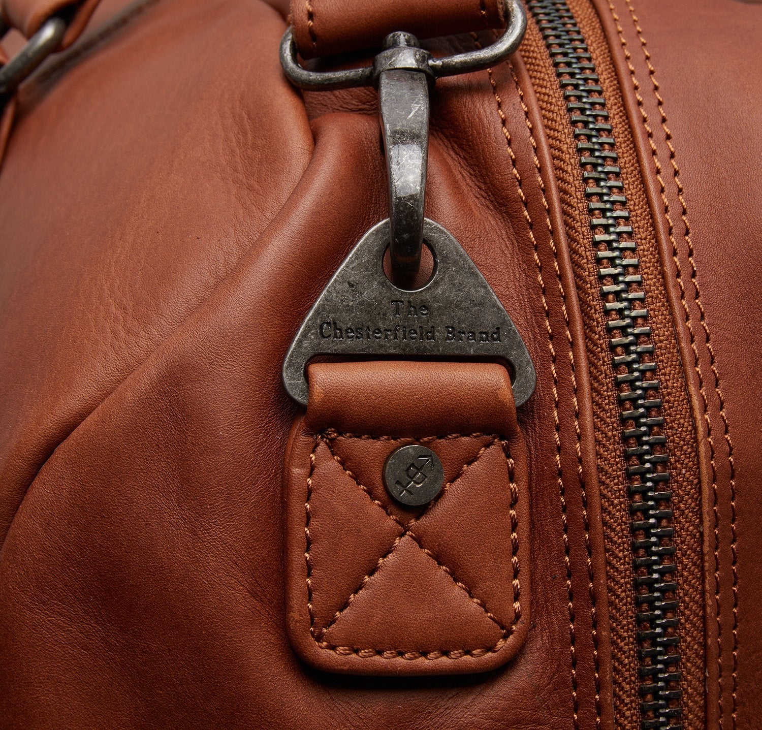 Leder Reisetasche Cognac Perth
